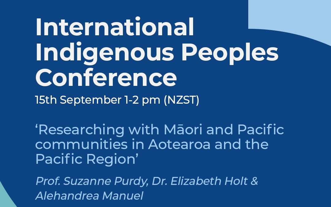 International Indigenous Peoples Conference – September 2021